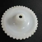 Vintage Milk Glass Lamp Base Replacement Part  6”