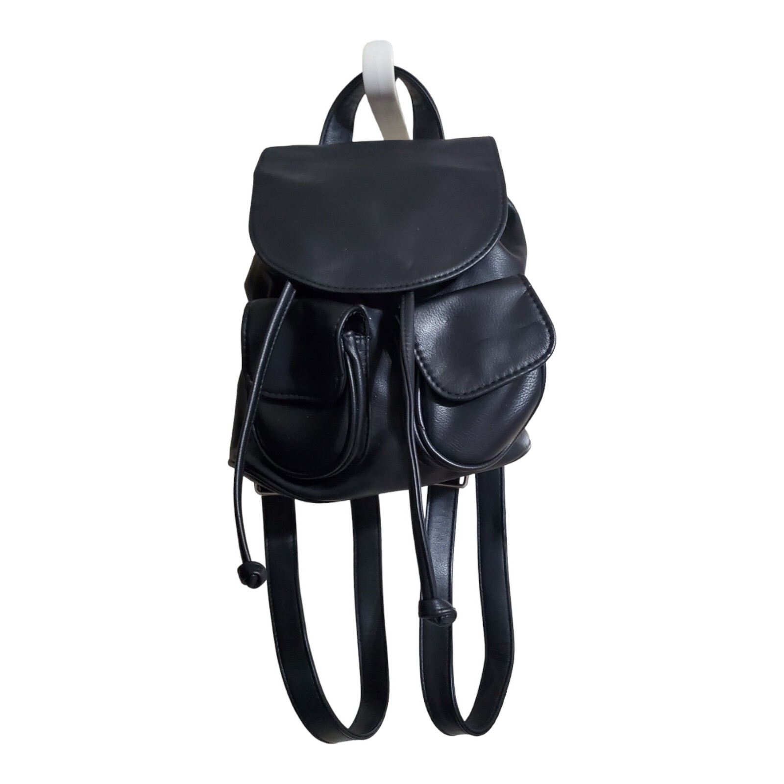 Wild Fable Mini Drawstring Backpack Handbag Black… - image 14