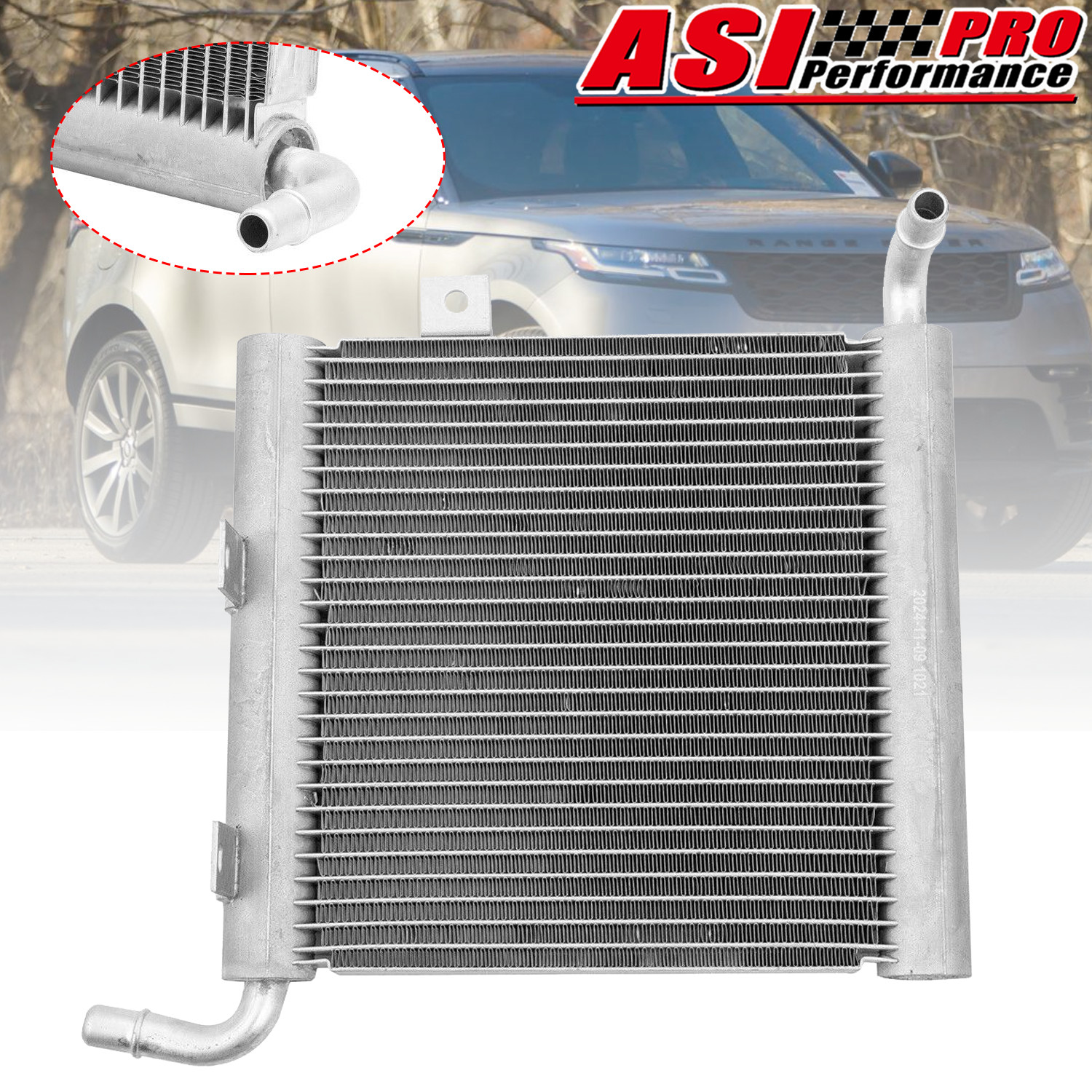 Left Auxiliary Radiator Fits 2018-2023 Range Rover Velar/Jaguar F-Pace 3.0L/5.0L