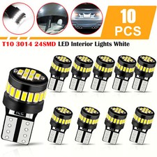 10x T10 194 168 2825 White 24 LED License Plate Side Marker Light Interior Bulbs
