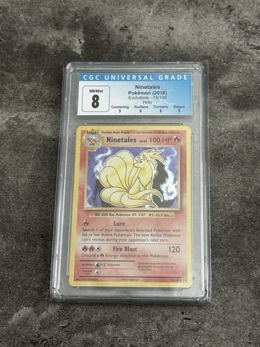 Ninetales graded CGC 8 for sale on eBay