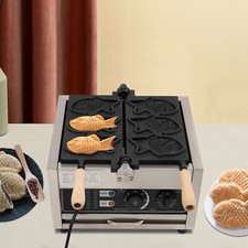 Non-stick Electric Taiyaki Maker Waffle Maker Machine Fish Baker Machine HOT