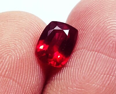 Cushion Shape 100% Natural Ruby 1.60 Ct Loose Gemstone Certified
