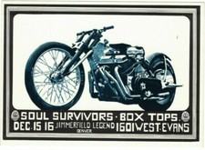 SOUL SURVIVORS BOX TOPS 1967 DENVER COLORADO GRAHAM POSTCARD FDD-15 N/M B-12