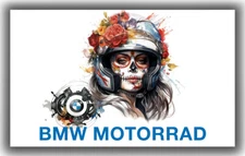 BMW Motorrad Racing Indoor Outdoor Banner Flag 2x3ft 60x90cm Black Banner