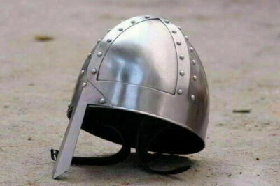 Mittelalterlicher Norman helm Wikinger Rüstung Helm Kostüm Nasal Wikinger Helm - Bild 1 von 4