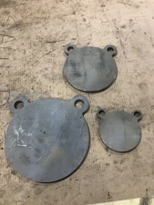 AR400 Steel Targets For Shooting, 3 Pcs, 3/8 Thick-4inch, 6inch, And 8inch