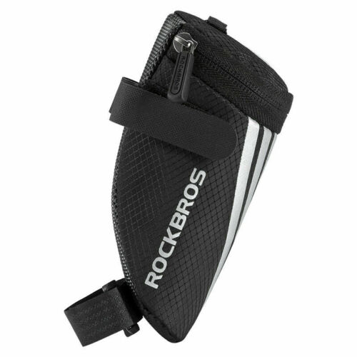 ROCKBROS MTB Road Bike Saddle Bag Seat Bicycle Bag Under Seat Tail Storage Pouch - Picture 3 of 8
