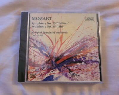 Mozart Symphony No. 35 ''Haffner'' Symphony No. 36 ''Linz'' Music CD Budapest New