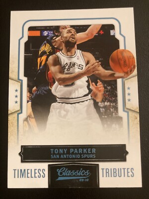 2009-10 Panini Classics Platinum Timeless Tributes 32 Tony Parker ed/25