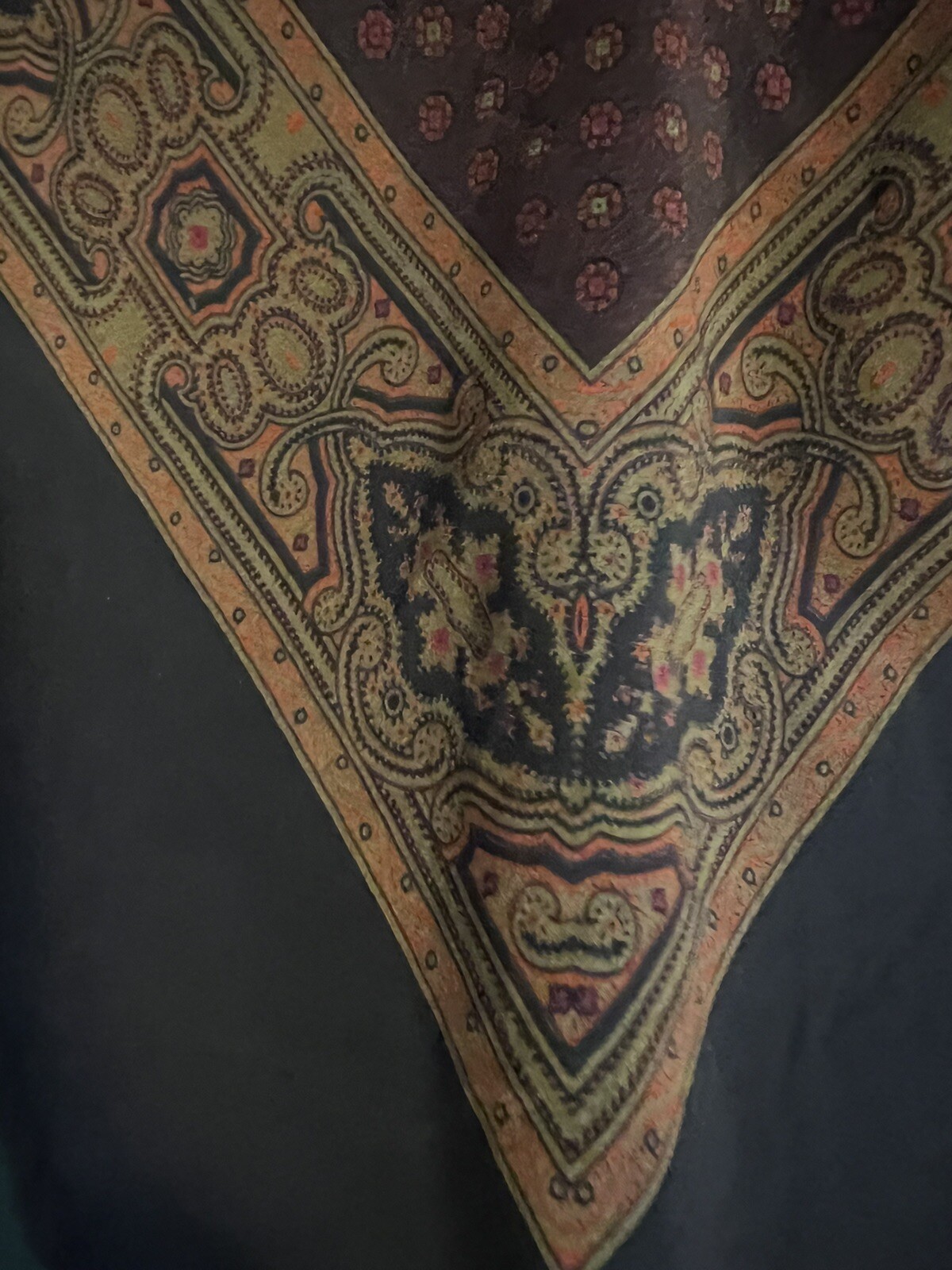 VTG SIGNED SCARF - image 6