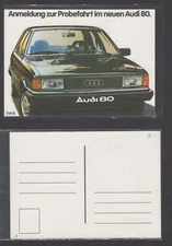 AUDI 80 Postcard #1
