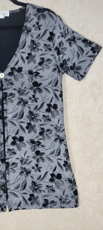 Camisa Impressions of California Mujer Top Botón Floral De Colección Talla Grande L Foto 4 de 4