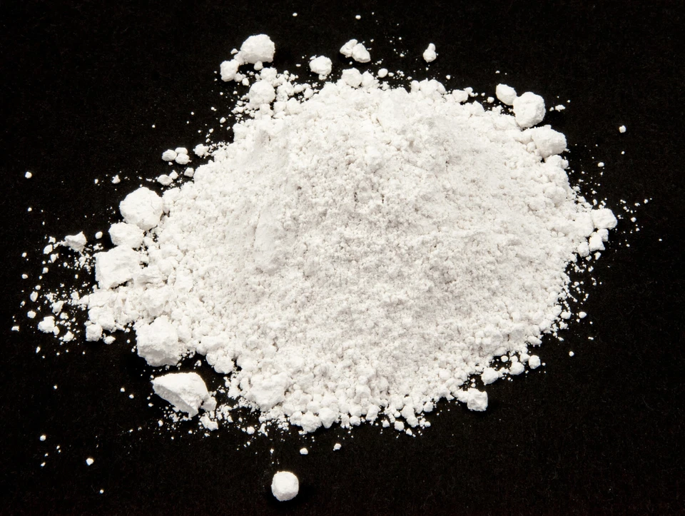 Dioxyde de titane, poudre fine, pigment céramique, blanc pur, 100g-6kg (rutile) - Photo 1/1