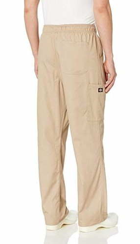 NEW Dickies Chef Unisex-Adult's Elastic Waist Cargo Pocket Pant, Khaki, XS - Picture 3 of 7