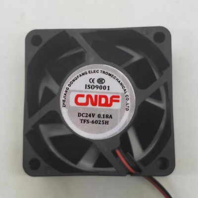 CNDF Fan TFS-6025H DC 24V 0.18A 6CM 6025 2 PIN cooling fan