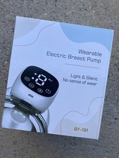 Wearable Electric Breast Pump Lightweight Silent 3 Modes LED Display