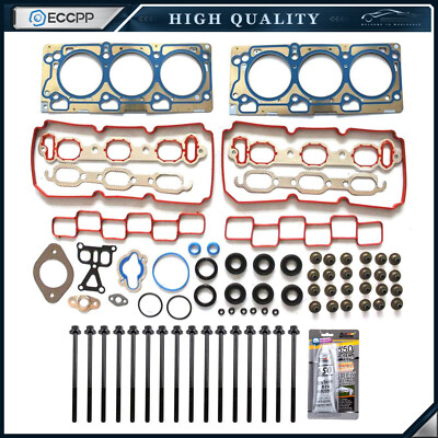 ECCPP Head Gasket Bolts Set For 07-10 Chrysler Dodge Avenger Charger Magnum 3.5L