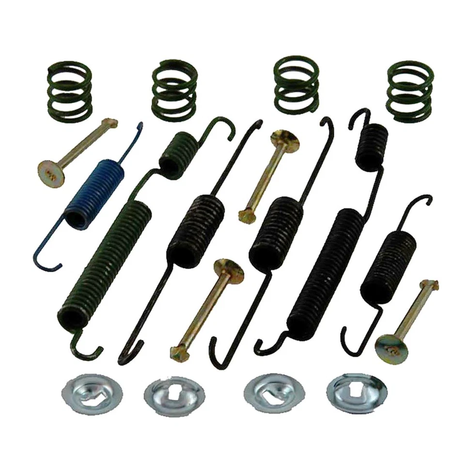 Tambores de freno traseros y zapatas de freno kit de resorte de hardware para Hyundai Scoupe 1993-1995 Foto 4 de 4