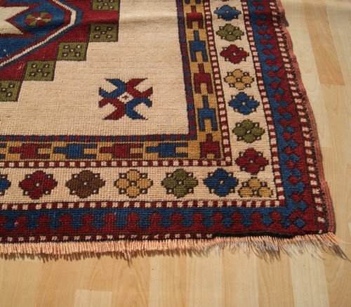 GEOMETRIC RUG TURKISH CARPET HAND KNOTTED RECTANGLE WOOL 30+ RED AREA RUGS 5X8ft - Picture 2 of 5