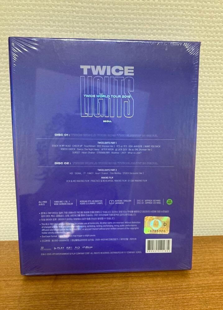 K-POP・アジア TWICE Twicelights WORLDTOUR 2019 Blu-ray Twice Bluray blu ray WORLD TOUR 2019 TWICELIGHTS IN SEOUL