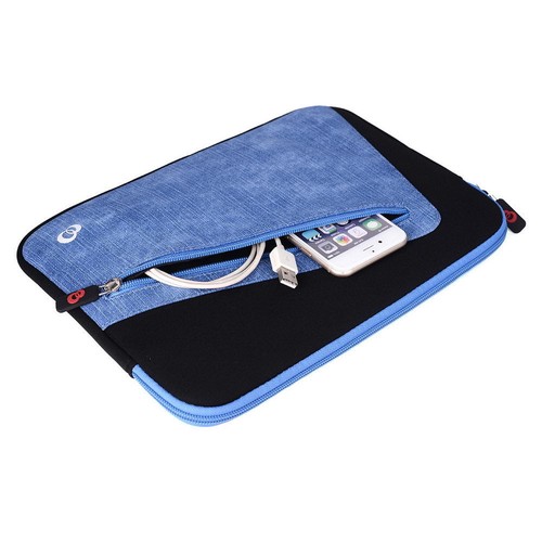 Neoprene Sleeve w/ Front Accessory Pocket fits ASUS Chromebook C201 11.6' - Picture 5 of 43