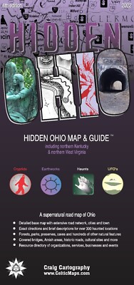Hidden Ohio Map and Guide, 4th edition, 2022-23 by Jeff Craig
