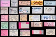 BLACK SABBATH 🎸 MUSIC ARTIST 🎼Reproduction CONCERT TICKETS 🎟️ Individual Sale