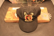 Vintage BUCKS "Buck The System" Snapback Hat Cap Embroidered Deer - Made In USA