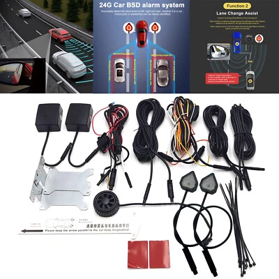 Radar onde millimetriche 24 Ghz universale BSD sistema di allarme rilevamento punti ciechi