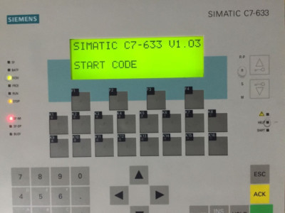 SIEMENS SIMATIC C7-633 DP MAX RAM 6ES7633-2BJ02-0AE3 PANEL 6ES7 633-2BJ02-0AE3 