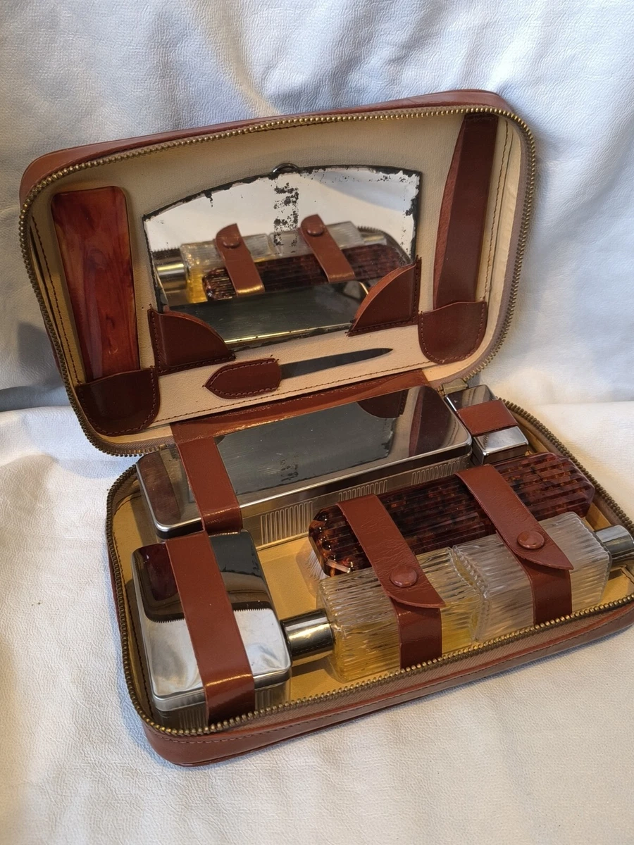 Trousse De Toilette Ancienne Fabriquée En France - Objet Déco Vintage