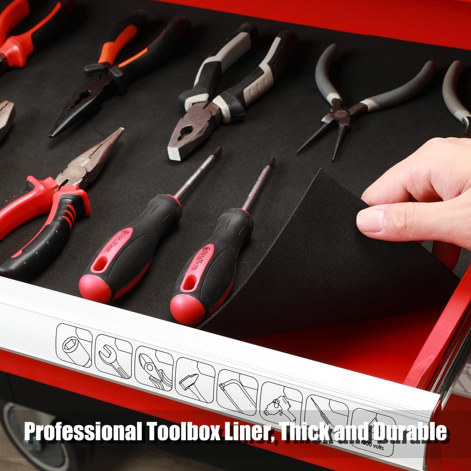 Professional Tool Box Liner and Drawer Liner 24 inch x24 feet Non-Slip ...