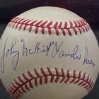 Johnny Vandermeer Autographed National League Baseball JSA Authenticated
