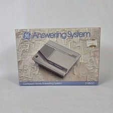 GE Answering Machine 2-9800 Vintage Digital Telephone Answering System New