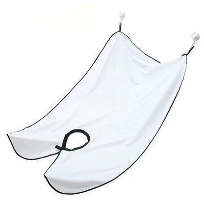 Men Beard Shaving Bib   No-Mess Hair Trimming Catcher Grooming Apron Cape