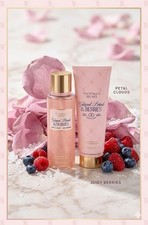 Victoria's Secret Glazed Petals  Berries Body Mist  Lotion Set, 8 oz