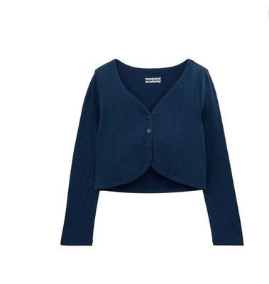 Long sleeve blouse for girls size 6 Weekend Academy Cardigan New Color Navy Blue
