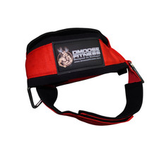 DMoose Fitness Adjustable Head Harness ,Neck Trainer Lifting Workout, Red/Black