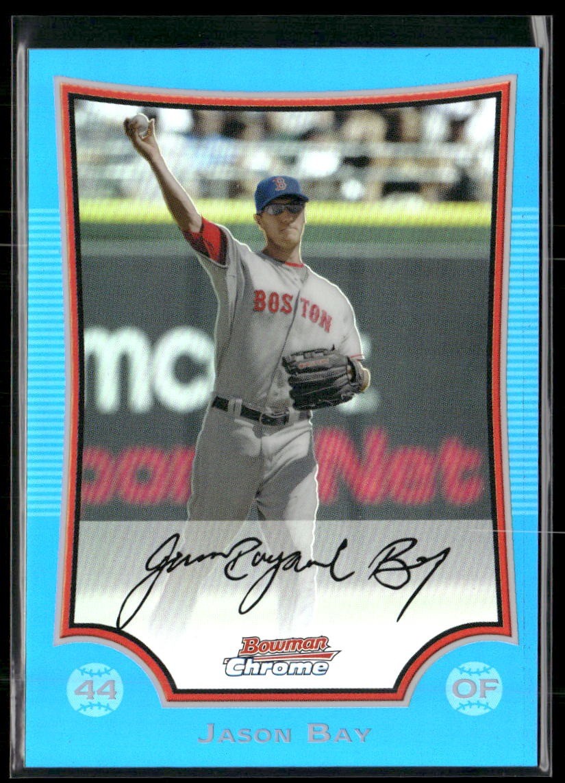 2009 Bowman Chrome #115 Jason Bay Blue Refractor #/150