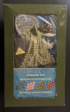 Vintage Bucilla Wildflower Afghan Kit 7744 No Loom And No Original Directions.