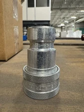 Parker H4-62-T10 Hydraulic Quick Connect Hose Coupling, Steel Body, Sleeve