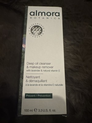 Almora Botanica Deep Oil Cleanser & Makeup Remover 3.3oz New 