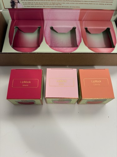 NIB Pixi Beauty Lip Mask Tinted Lip Jelly Gloss Trio LOT - Picture 5 of 13