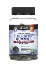 BioSchwartz Advanced Formula Elderberry Gummies with Zinc  Vitamin C- 60 Gummie
