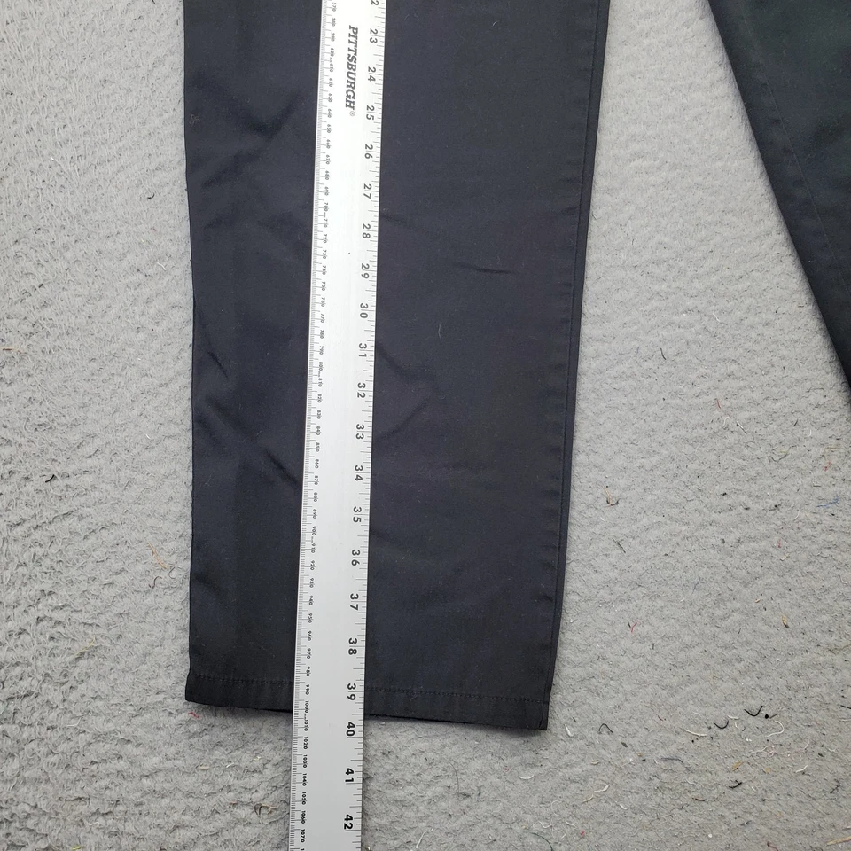 Pantalones Médicos Dickies para Mujer XL Negros Cómodos Cordón Cintura Pierna Recta Foto 3 de 4