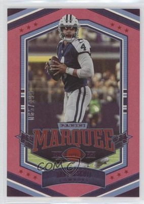 2022 Panini Chronicles Marquee Pink 65/199 Dak Prescott #MAR-18 0rd2