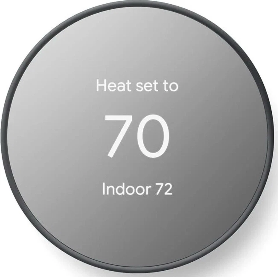 Google Nest Thermostat, anthrazit/schwarz (NEU, VERSIEGELT)