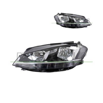 Scheinwerfer Hauptscheinwerfer links rechts H7/H9 H9/H7 für VW Golf VII 5G1 BE1