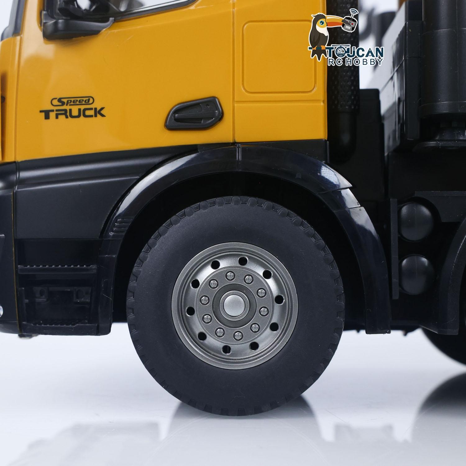 US Stock HUINA 1538 RC 1/14 Timber Grab Dump Truck RTR Car 2.4G 1200MAH Battery
